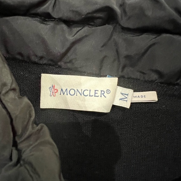 Moncler Sweater Puffer Zip Up Jacket Size Medium - Picture 2 of 8